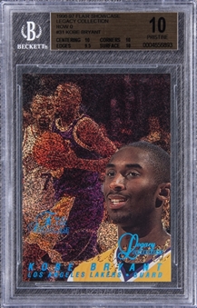 1996-97 Flair Showcase "Legacy Collection" Row 0 #31 Kobe Bryant Rookie Card (#008/150) – BGS PRISTINE 10 "1 of 1!" - Kobes Jersey Number! 